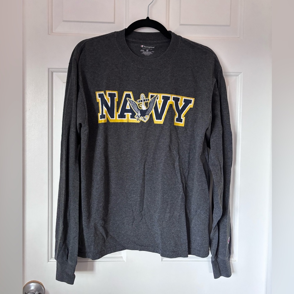 Champion USN Long Sleeve Tee Shirt